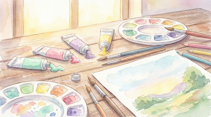 创作教程 同人动漫 | 里番 水彩入门技法